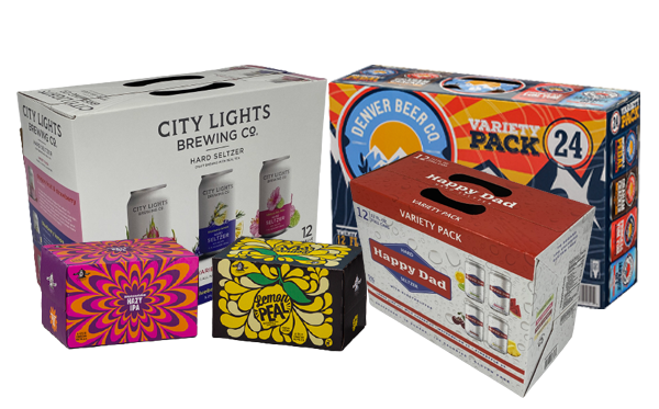 Custom alcohol packaging from Great Northern Packaging