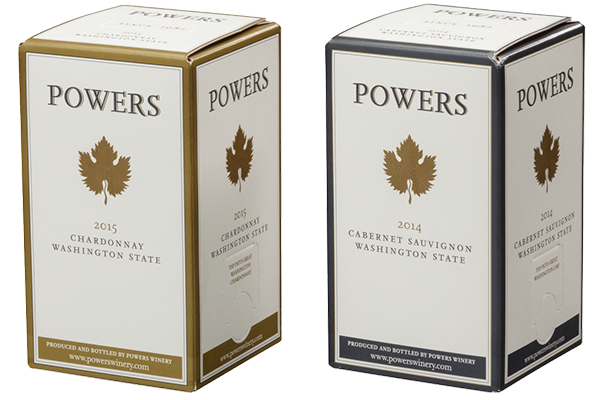 Custom boxed wine packaging
