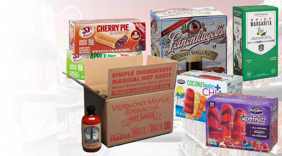 Bag in a box for vodka packaging