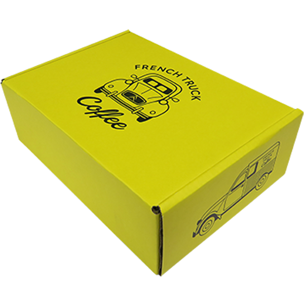 Custom printed packaging for French Truck Coffee