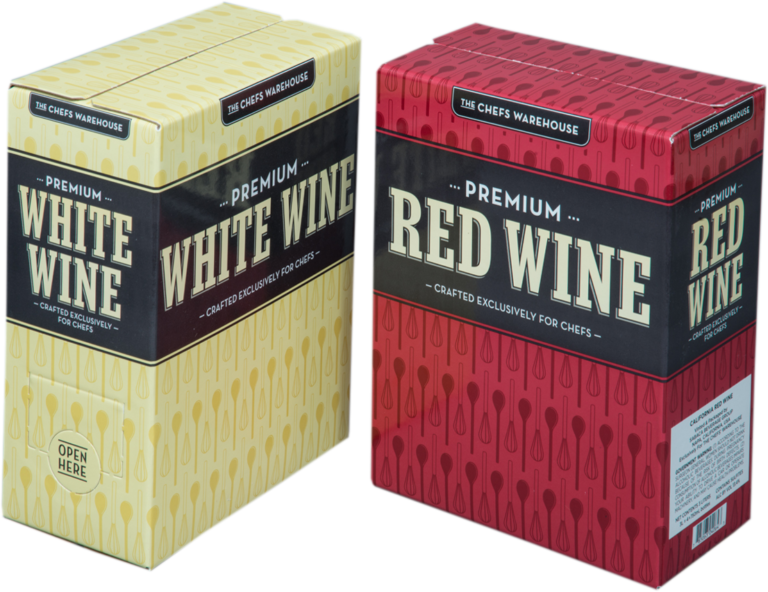 Bag in a box packaging for wine