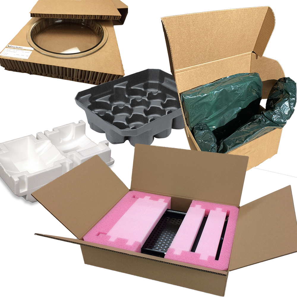 Protective Packaging Home Page Form Collage