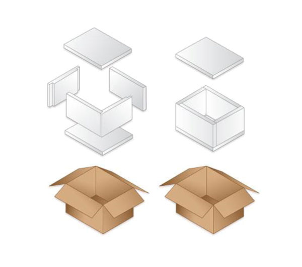 Bag in a box for vodka packaging