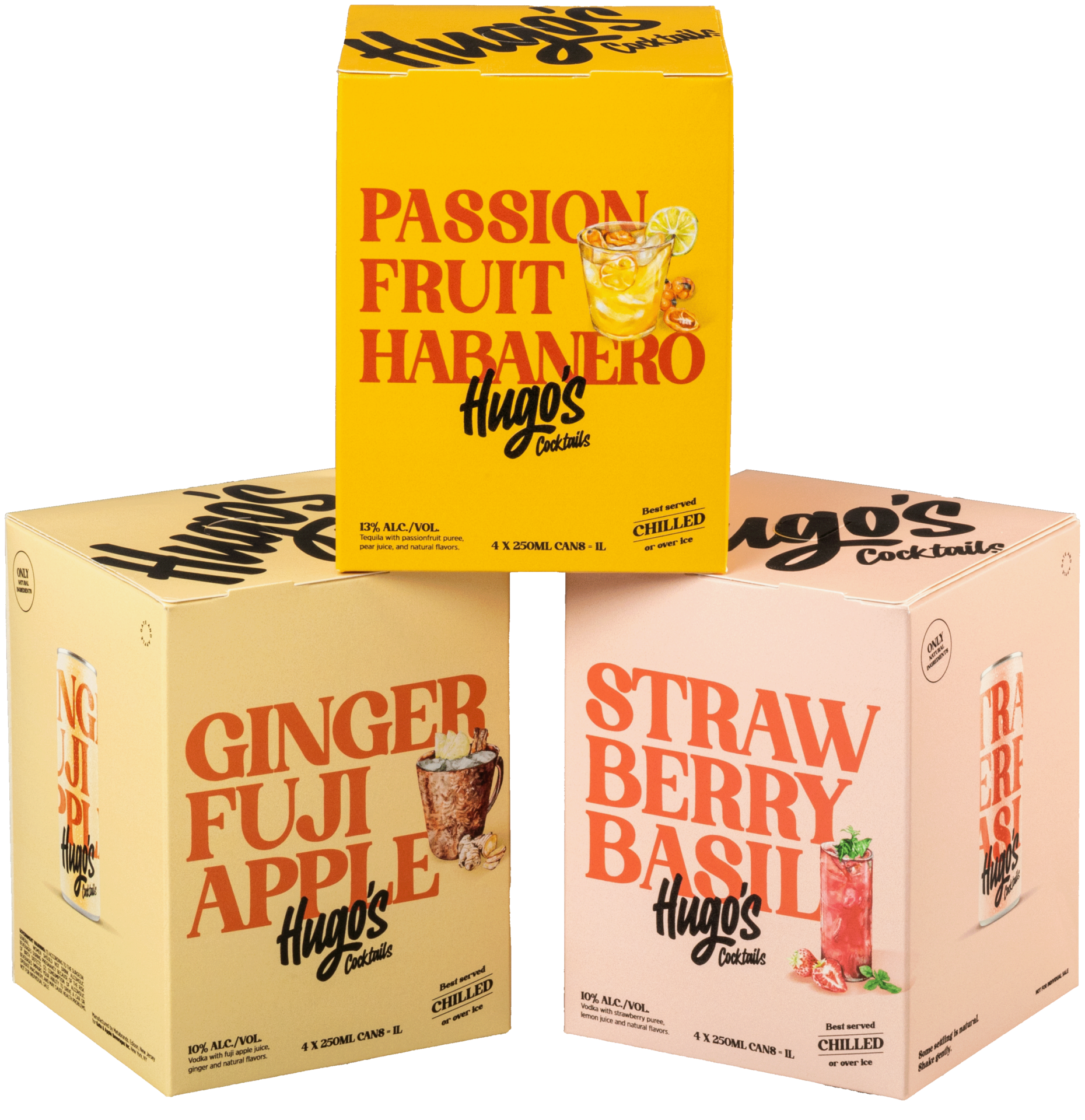 Consumer custom packaging for ready-to-drink cocktails