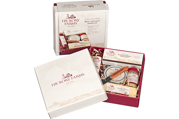 Hickory Farms custom food packaging