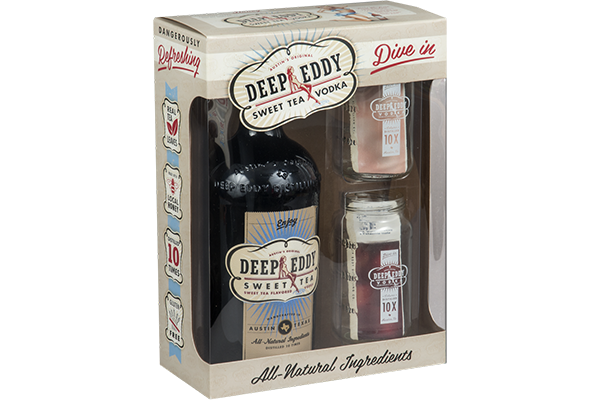 Deep Eddy custom windowed carton packaging