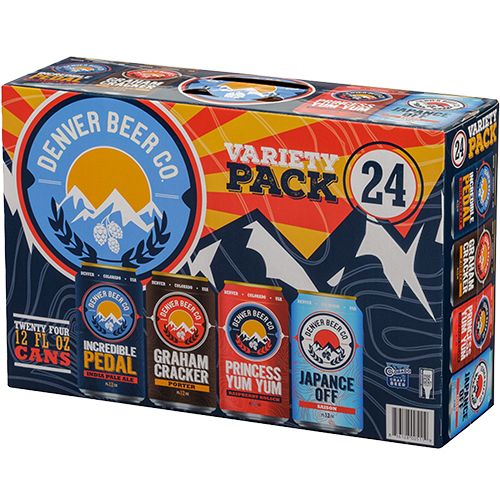 Denver Beer Co. 24 Variety Pack Custom Craft Beer Packaging