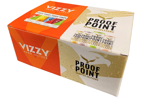 Custom hard seltzer packaging