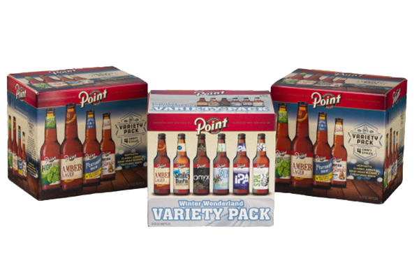 Point variety beer packaging
